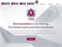 Tablet Screenshot of domi-exclusiv.com